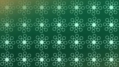 Intricate Green Islamic Geometric Pattern Stock Footage 335622528