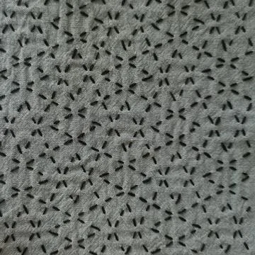 Intricate Hand Stitched Fabric Pattern.  Stock Photos