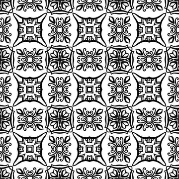Intricate Lace Pattern Background Stock Illustration