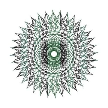 Intricate Lace Pattern design Illustrazione stock