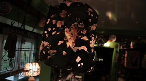 Intricate Lamp Stock Footage 40806728