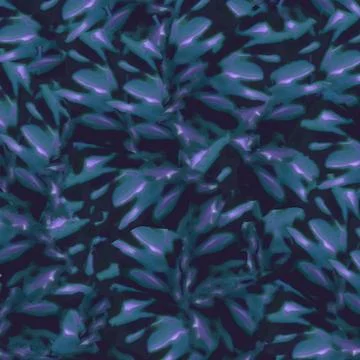 Intricate Leaves Pattern Design Digital collage technique tropical style i... Stock Photos