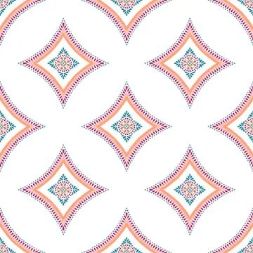 Intricate Mandala Pattern Blue Background Illustrazione stock