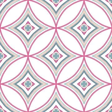 Intricate Mandala Pattern Blue Background Stock Illustration