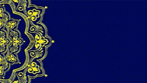 Intricate Mandala Pattern with Bright Colors and Symmetrical Design for Art.. Illustrazione stock