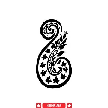 Intricate Mehndi Design Vector Bundle  Fine Detailing for Creative Ventures Stock Illustration