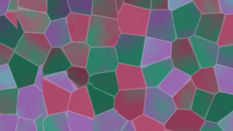 Intricate mosaic pattern reveals subtle depth and movement through shifting Stock Footage 325539179