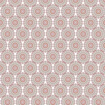 Intricate Mosaic Textile Pattern Classic Cultural Decorative Surface Royal Flora Stock Illustration
