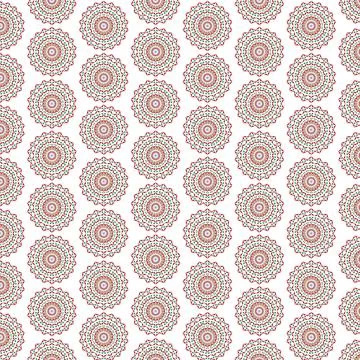 Intricate Mosaic Textile Pattern Classic Cultural Decorative Surface Royal Flora Stock Illustration