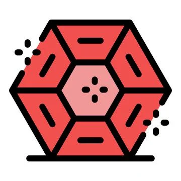 Intricate nanomaterial structure represented by interconnected geometric shap Stock Illustration