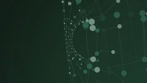 Intricate network design expands from a central point Stock Footage 325772805