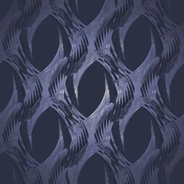 Intricate oval pattern dark gray purple Stock Illustration