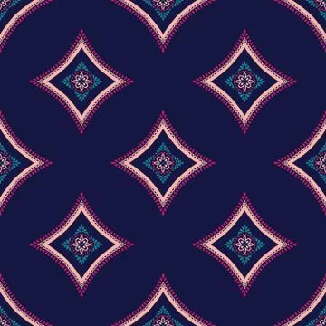 Intricate Pattern Tile Background Stock Illustration