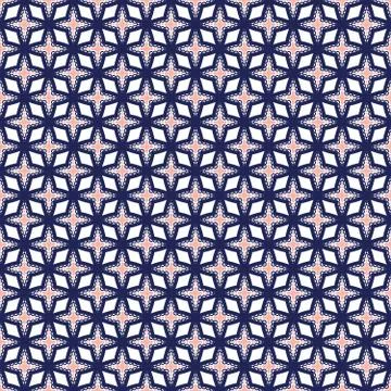 Intricate Pattern Tile Background Stock Illustration