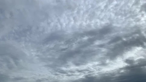 Intricate patterning in overcast skyscape Stock Footage 136826058