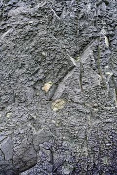 Intricate patterns of rugged rocks showcasing the natural landscape of Russia Stock Photos