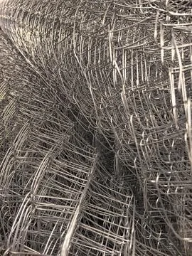 Intricate patterns of twisted wire create a mesmerizing visual tapestry Stock Photos