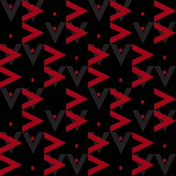 Intricate Polygons Pattern Digital abstract geometric polygons motif seaml... Foto stock