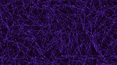 Intricate purple and black pattern complex design of lines and shapes Видео 270396445