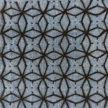 Intricate Sashiko Stitching Pattern.  Stock Photos