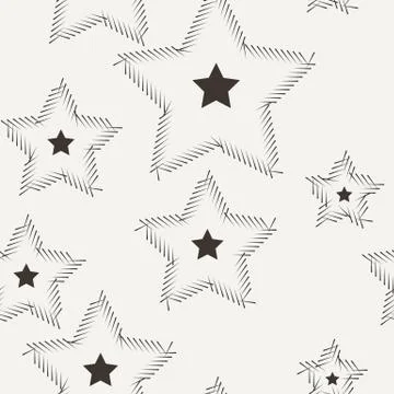 Intricate seamless geometric pattern Stock Illustration