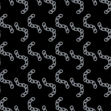 Intricate seamless pattern design featuring intertwined forms on a dark bac.. Stock Illustration
