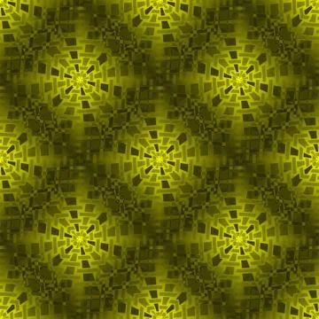 Intricate squares pattern olive green diagonally Stock Illustration