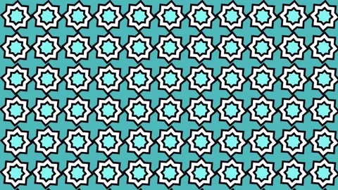 Intricate Star Tile Pattern Stock Footage 335622590