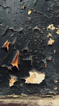 An Intricate Study of Old, Peeling Paint Revealing Layers of Texture and Co.. Stock Photos