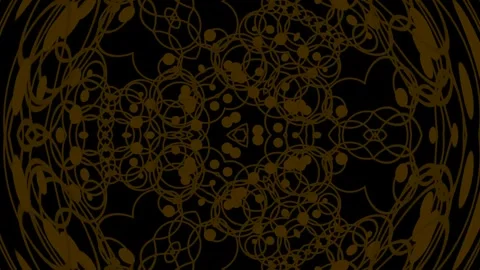 Intricate symmetrical damask pattern background texture for luxury seamless.. Stock Footage 337573206