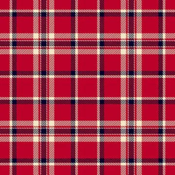 Intricate tartan pattern textile, graph plaid texture seamless. Professiona.. Stock Illustration