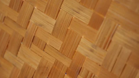 Intricate texture of intersecting bamboo stalks, showcasing their natural Stock Footage 281921165