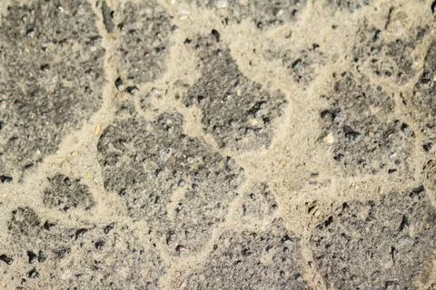 The intricate texture of stone formation Stockfoto's