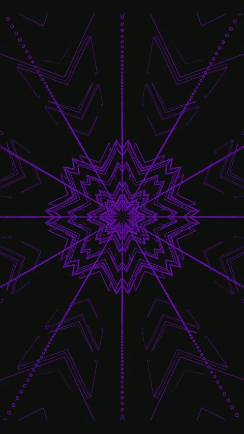 Intricate tunnel video vj loop creates seamless motion effect with vibrant .. Stock Footage 321567590