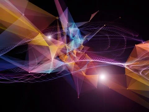 Intricate Virtual World Stockillustratie