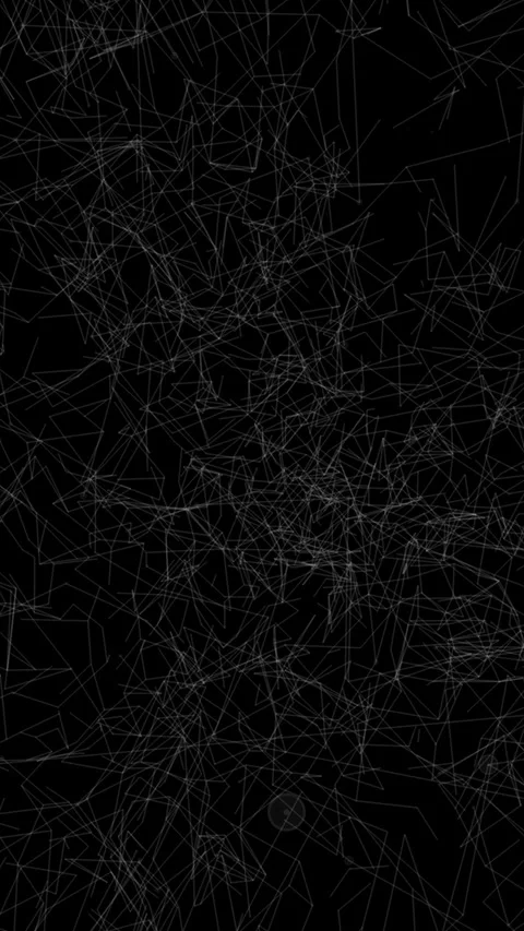 Intricate Web Network of Circling Connections on Technology overlay Stock Footage 325257333
