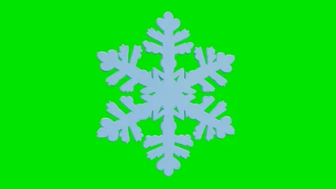 Intricate Winter Snowflake Design Stock Footage 310795136