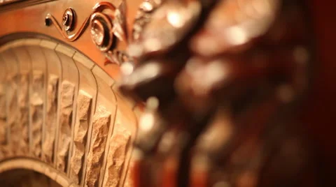 Intricate Woodwork II Stock Footage 40806595