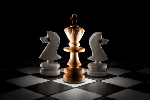 Intrigues (lonely king). Foto stock