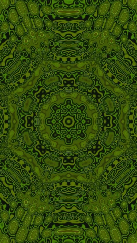 Intriguing green tunnel loop creates a mesmerizing visual experience for sc.. Video stock 321262521