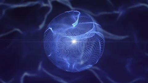 Intro background animation ball rotation. Stock Footage 88658045