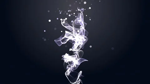 Intro with dancing particle object Stock Footage 64710578