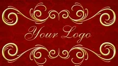 Intro elegant flourish Stock After Effects