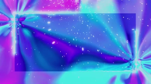 An intro frame with liquid neon mix-up screen Stock Footage 160191185