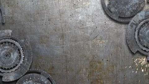 Intro gear Stock Footage 128090259