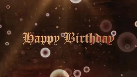 Intro happy gold Stock Footage 265174868
