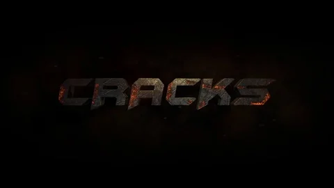 Intro Logo Cinematic Metal Cracks Title/Logo Reveals Opener Animation Stock After Effects