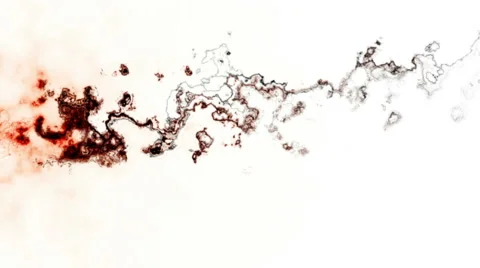 Intro Logo Red Flashligting Wave Flowing Abstract Background Stock Footage 64945679