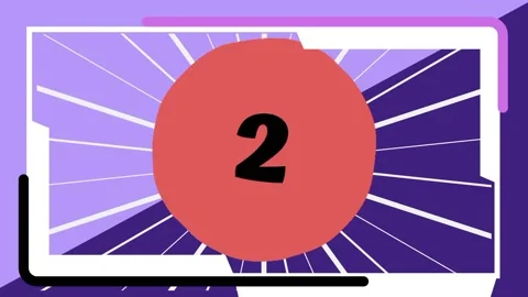 Intro number Video stock 234692122