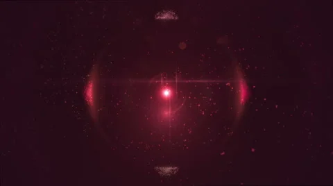 Intro of a particles sphere with optical flares Stock Footage 64709619
